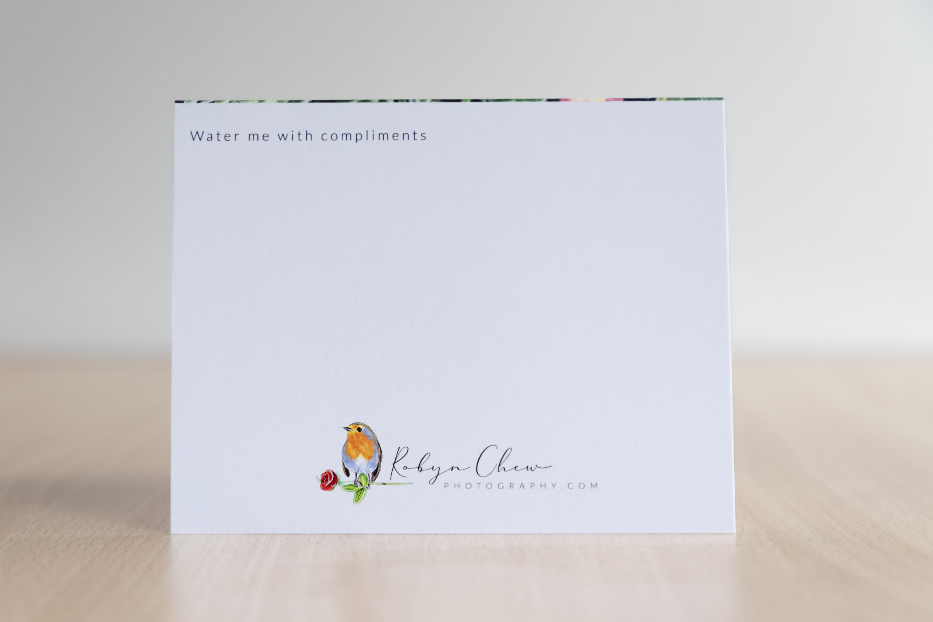 Water me with compliments